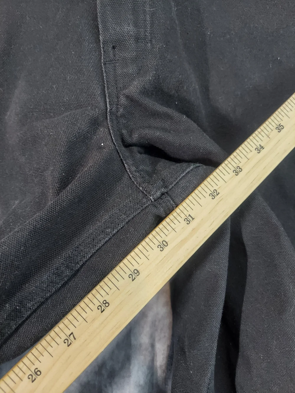 Men's Dickies Black Canvas Bib Overalls - Size 38x32 - Durable Workwear - VGUC